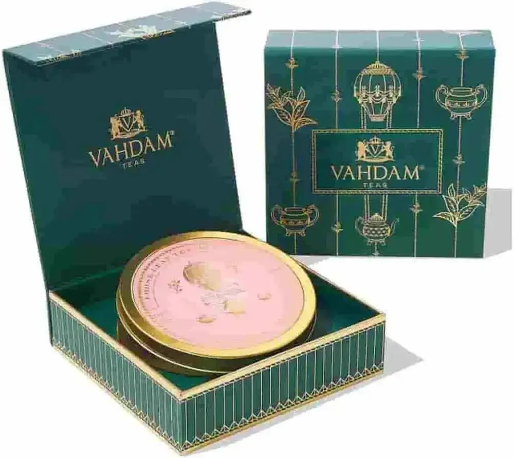 VAHDAM Private Reserve Blooming Rose Loose Leaf Black Tea Gift Set SEALED